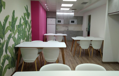 Un menjador office de disseny